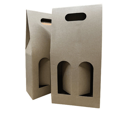 Sac en papier double pour vin 