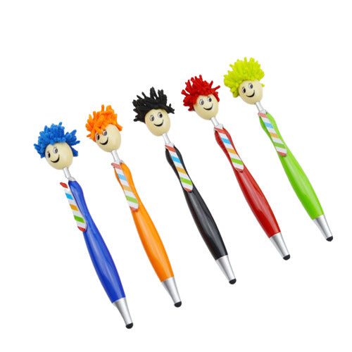 Stylo à bille poilu 