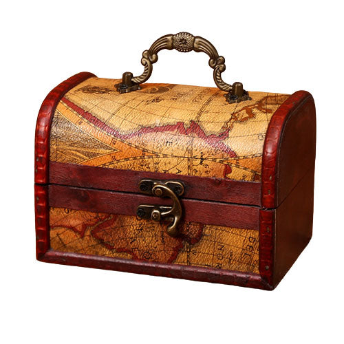 Vintage Box Wood Chest