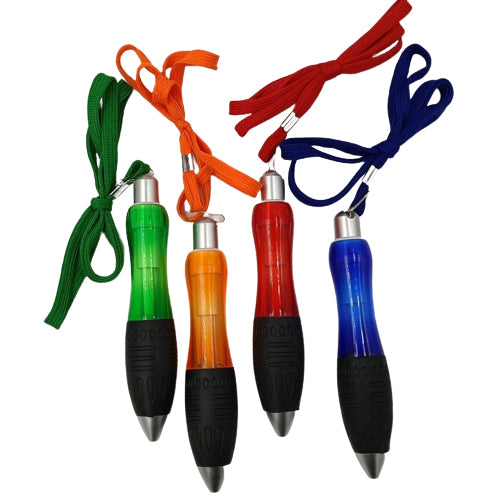 Stylo à bille avec cordon 