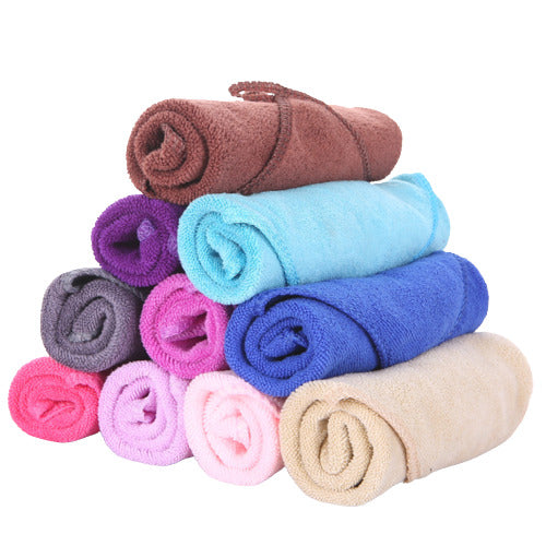 Serviette en coton imprimée sur une face 