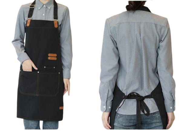 Work Apron With Detachable Patch