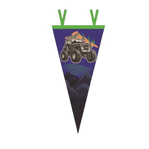 Drapeau triangulaire en feutre 