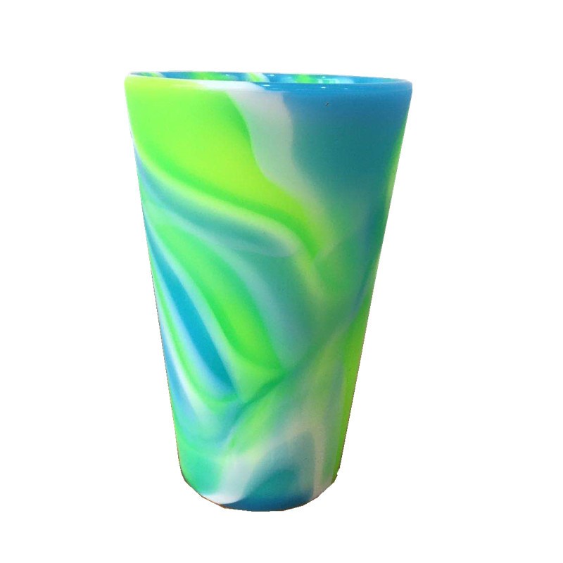 Tasse en silicone tie-dye 
