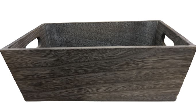 Boîte en bois portative 