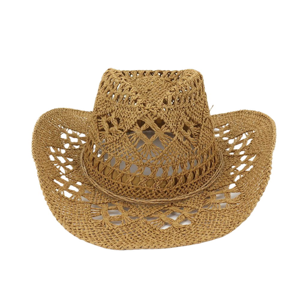 Chapeau de paille tissé 