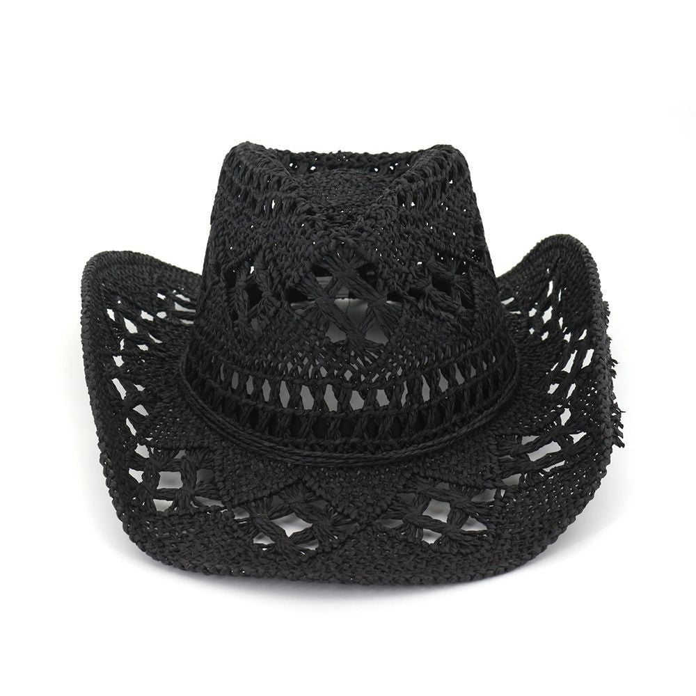 Chapeau de paille tissé 