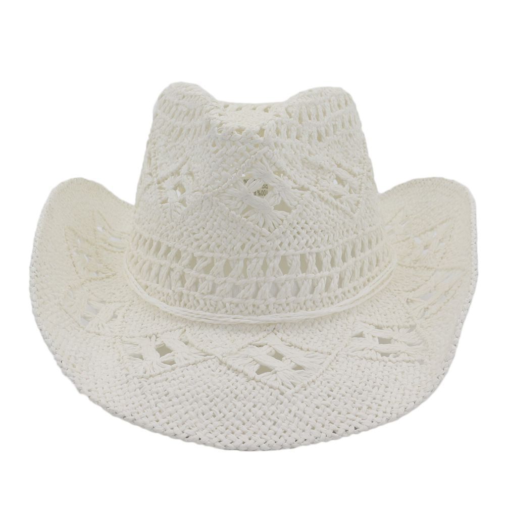 Chapeau de paille tissé 