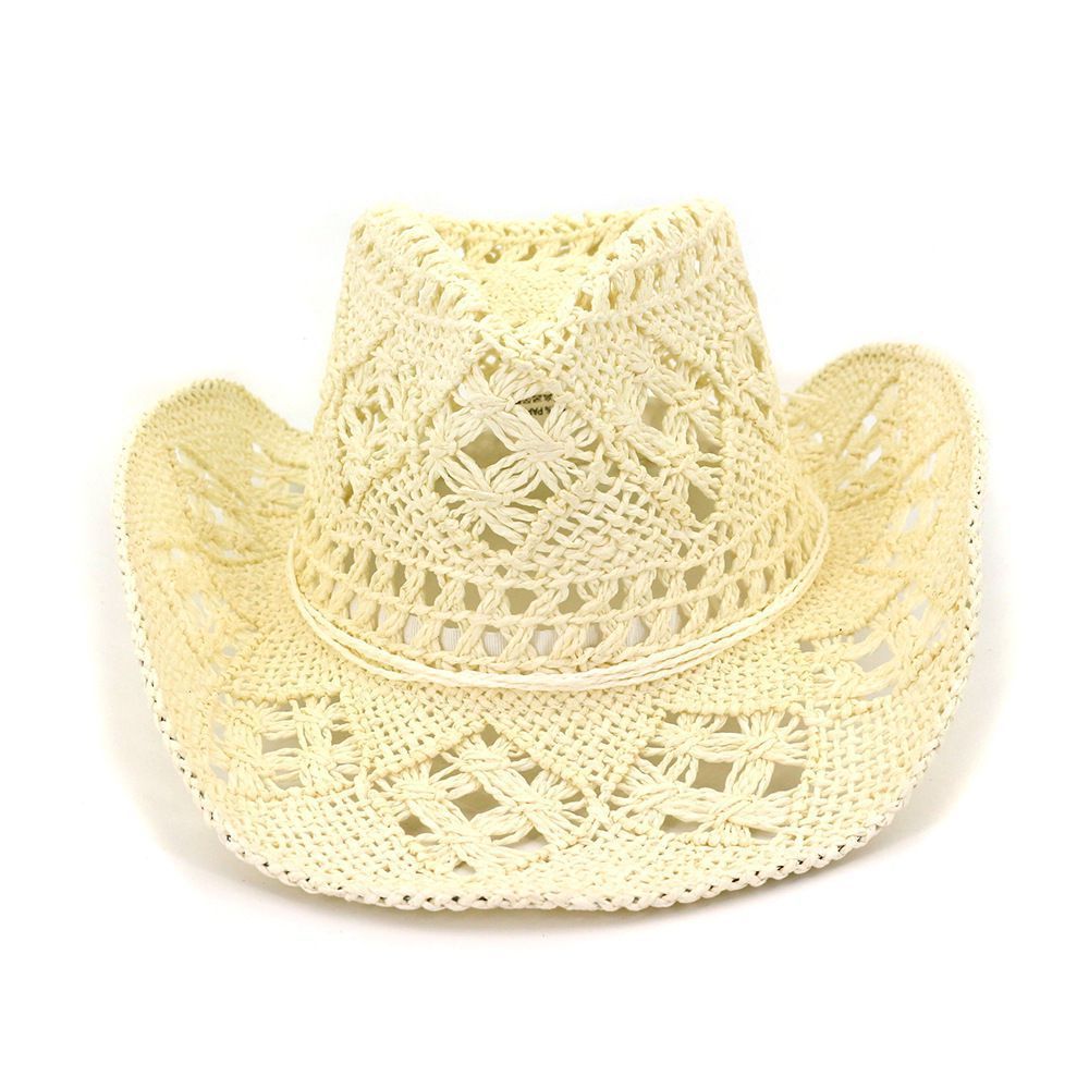 Chapeau de paille tissé 