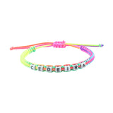 Letter Woven Bracelet