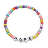 Bracelet de perles lettres de 20 cm 