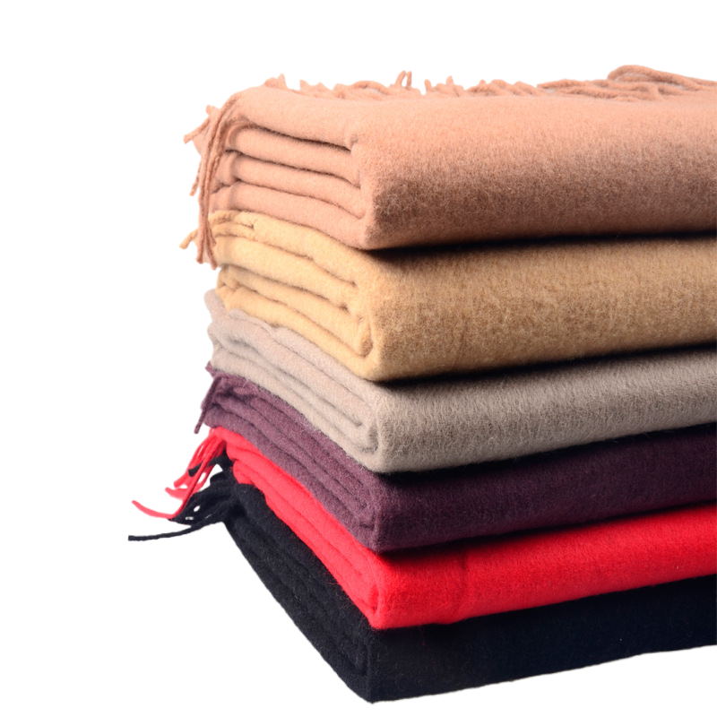 Wool Scarf With Pockets