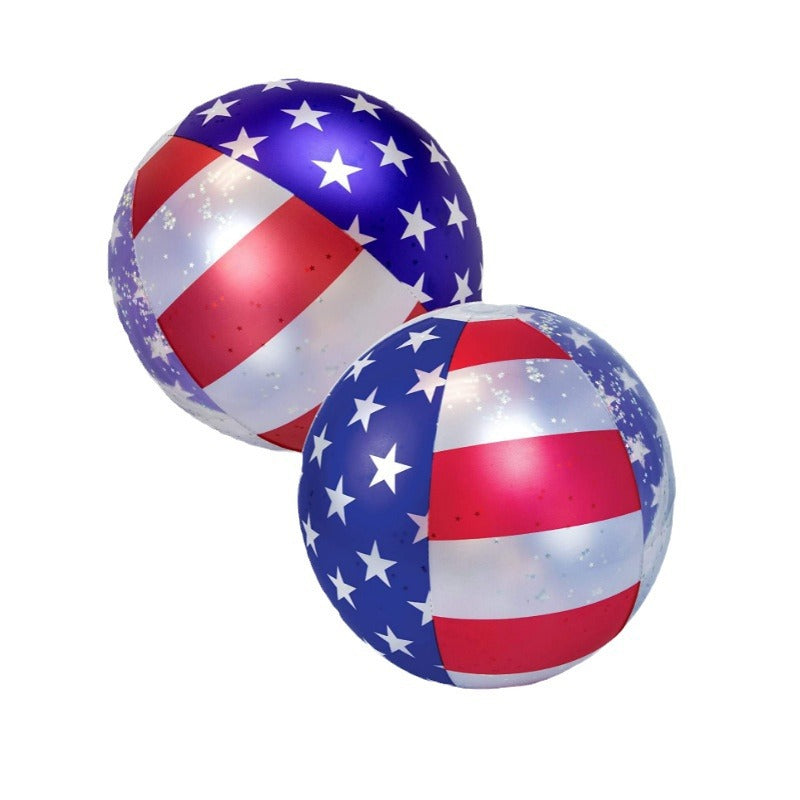 Ballon de plage Stars &amp; Stripes de 16 pouces 