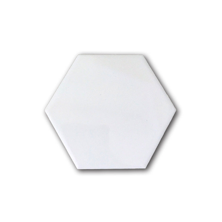 Dessous de verre hexagonal en céramique 