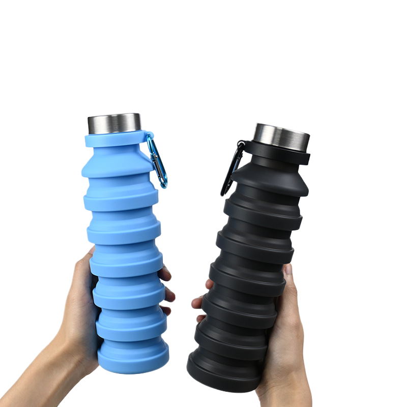 Bouteille d'eau pliable de 550 ml 