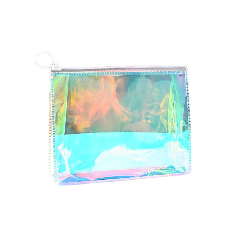 Trousse de maquillage transparente en PVC 