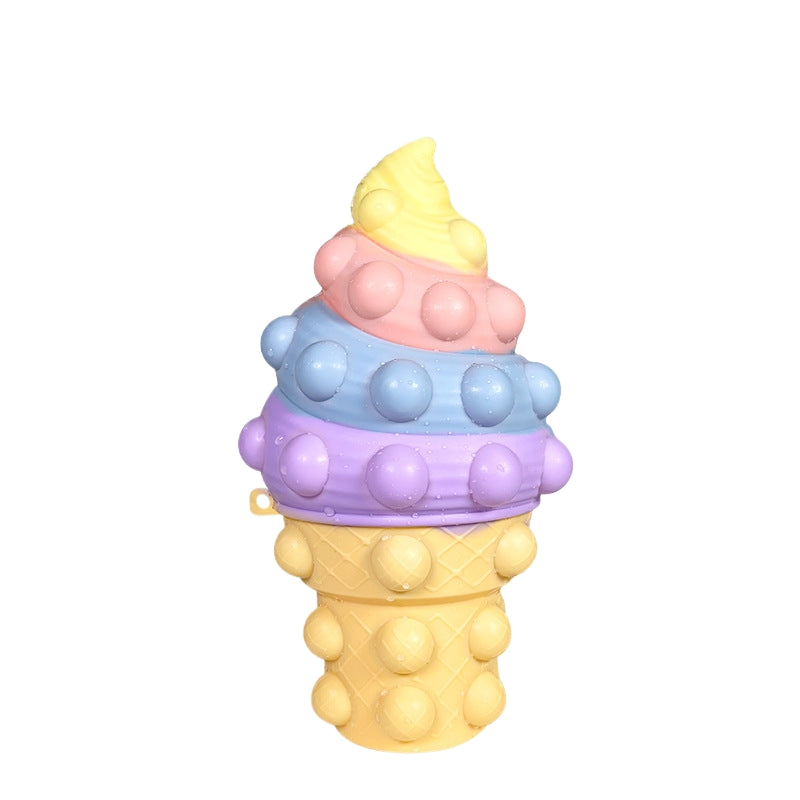 Boule anti-stress en forme de glace 3D 