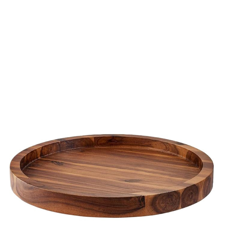 Plateau rotatif en bois 