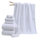 Serviette de sport en coton blanc 35 x 75 cm 