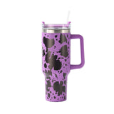 40oz Cow Pattern Bottle