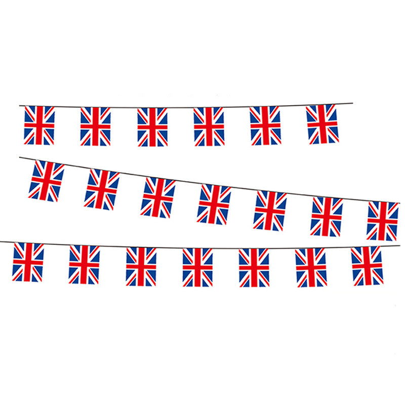 Drapeaux à chaîne rectangulaire 