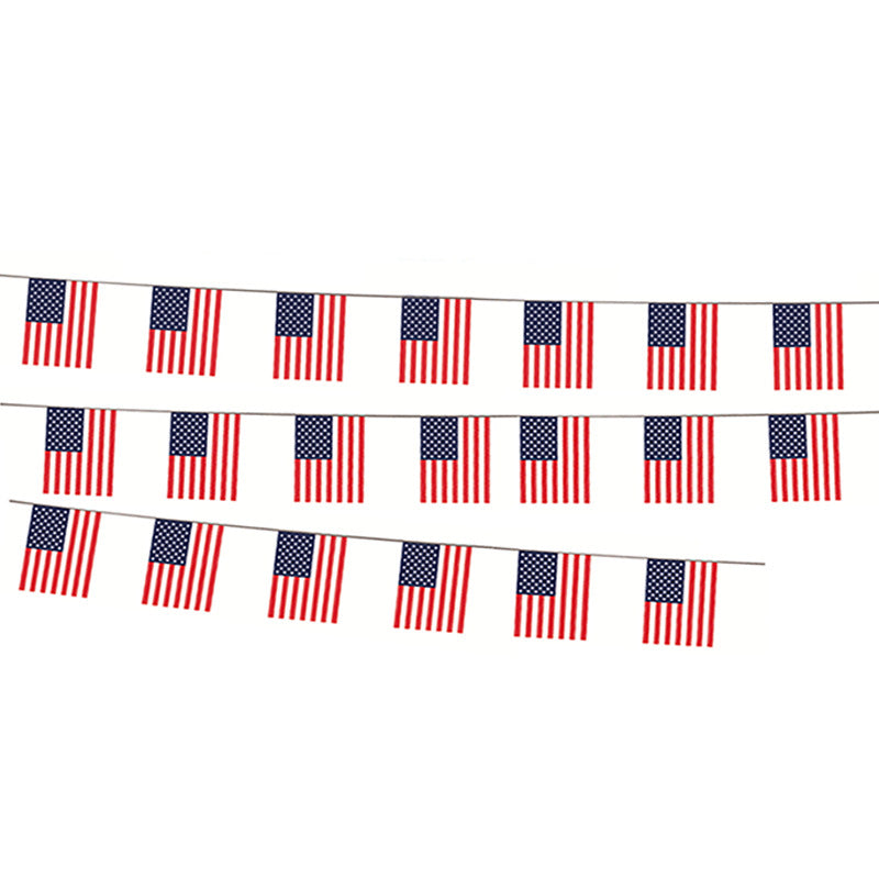 Drapeaux à chaîne rectangulaire 