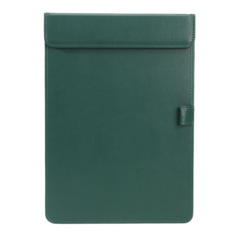 Chemise à pince en cuir 10 x 20,2 cm 