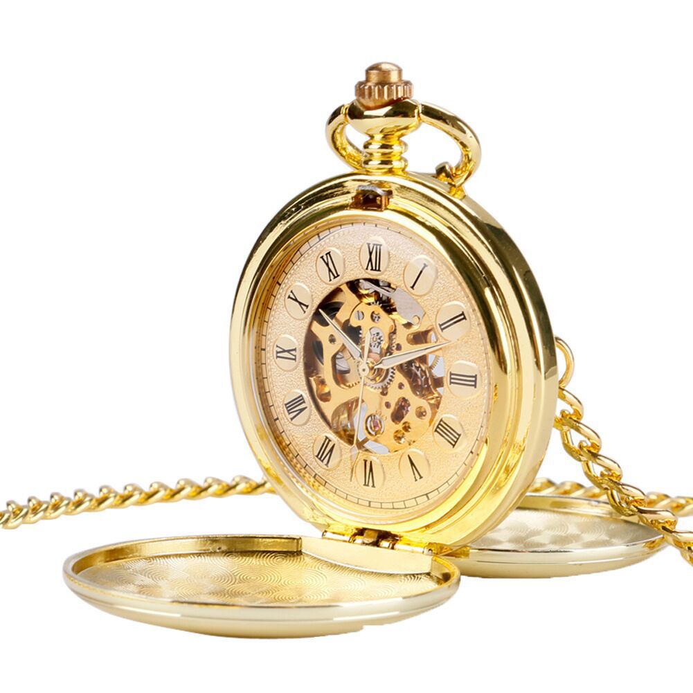 Mechanical Pocket Watch With Box