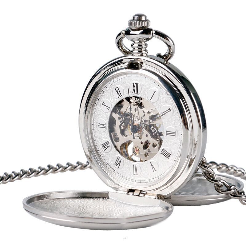 Mechanical Pocket Watch With Box