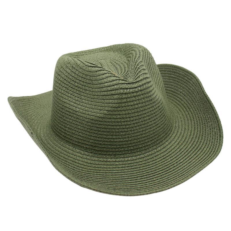Curled Western Cowboy Hat