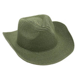 Curled Western Cowboy Hat