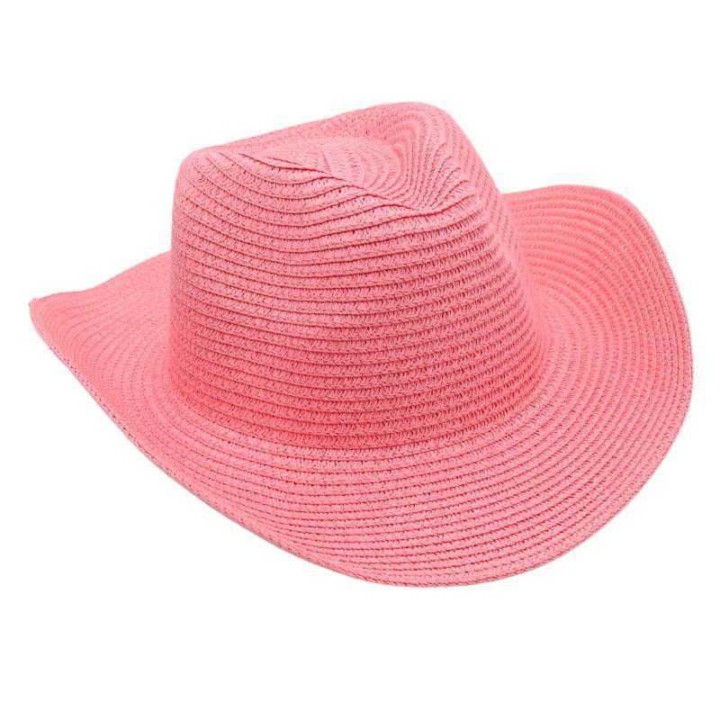 Curled Western Cowboy Hat