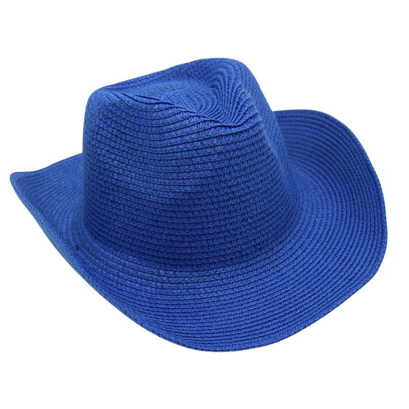 Curled Western Cowboy Hat