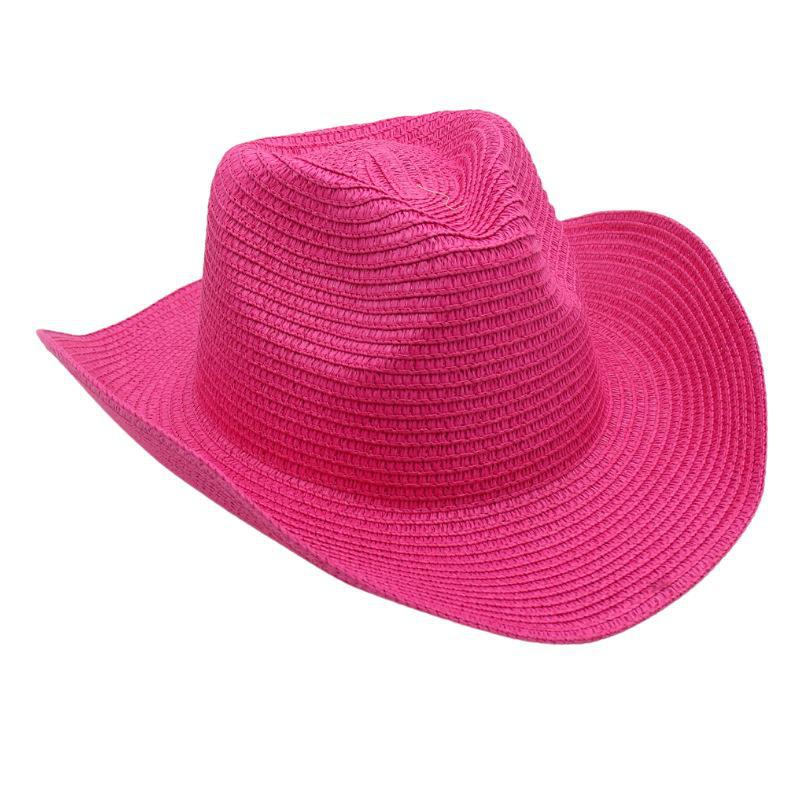 Curled Western Cowboy Hat
