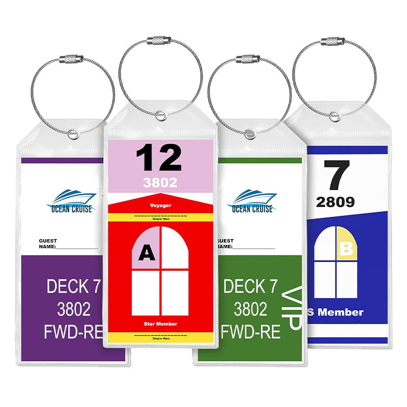 Luggage Tag With Business Card Slot