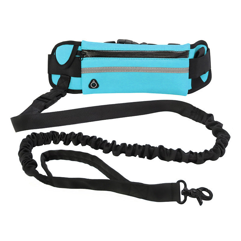 Laisse rétractable pour chien avec sac banane 