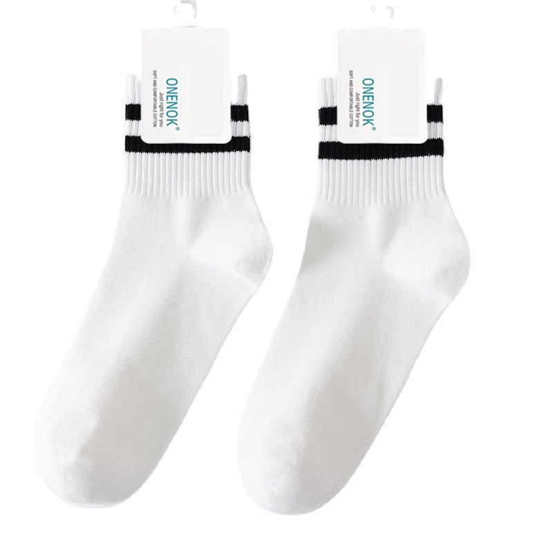 Chaussettes longues personnalisées avec carte en papier 