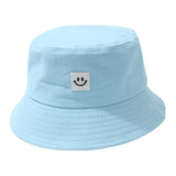Smiling Face Tag Fisherman Hat