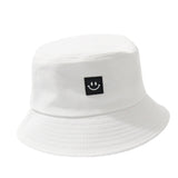 Smiling Face Tag Fisherman Hat