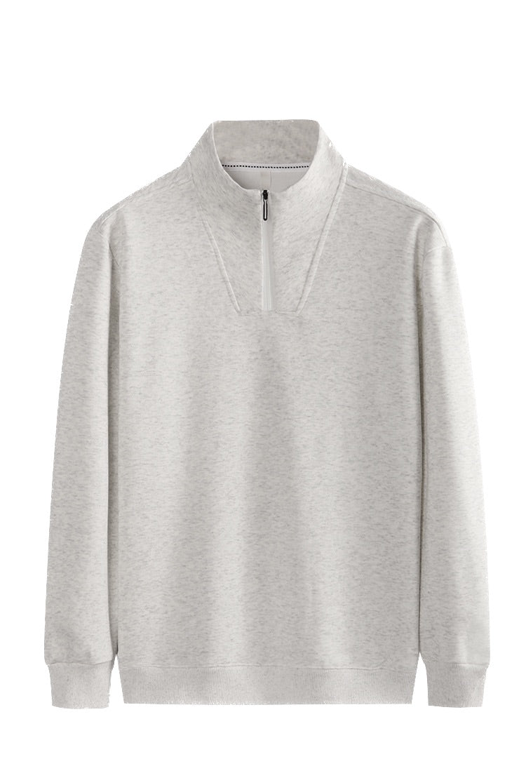 Quarter-zip Stand Collar Sweatshirt