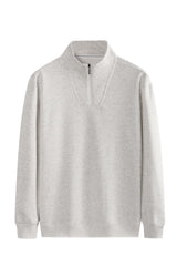 Quarter-zip Stand Collar Sweatshirt