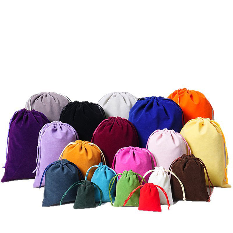 10x14 Inches Velvet Drawstring Pouch