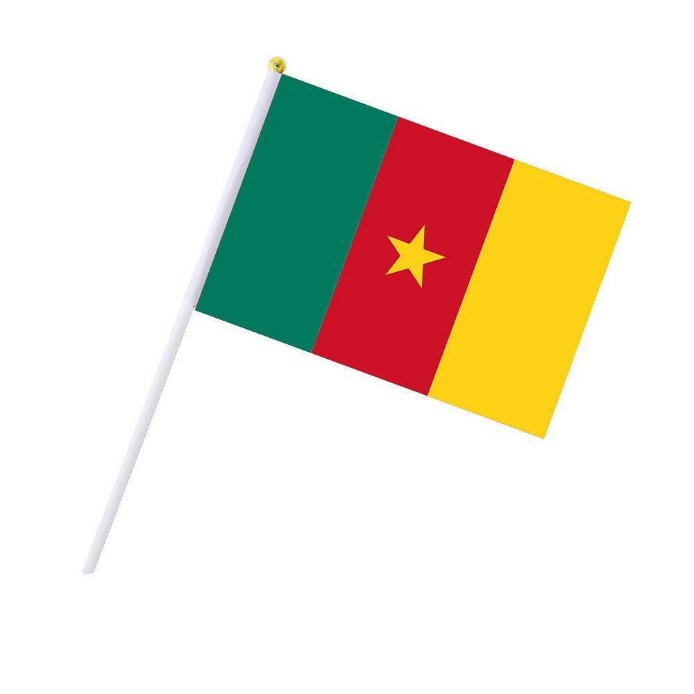 Drapeau national portable 
