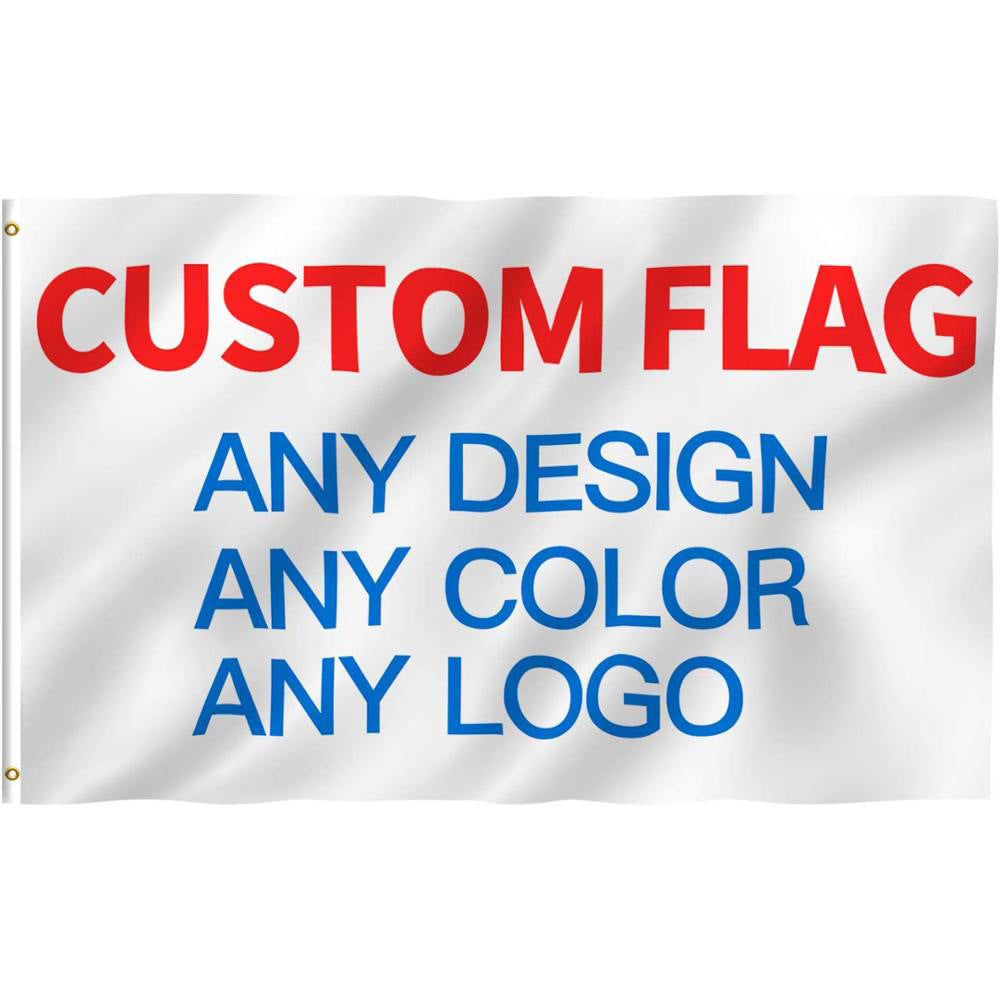 Grand drapeau personnalisé 