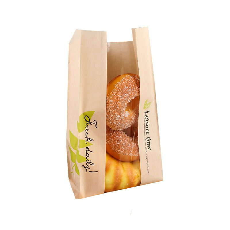 Sac en papier kraft transparent 