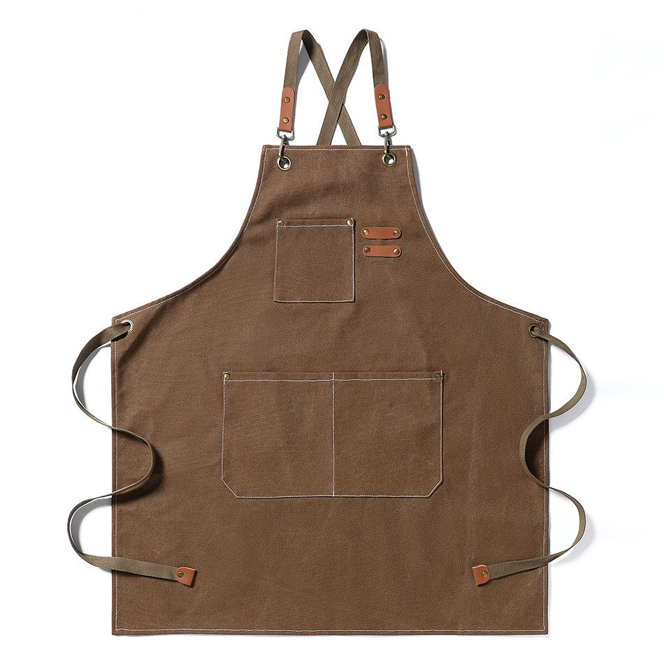 Tablier de pâtisserie à bretelles 