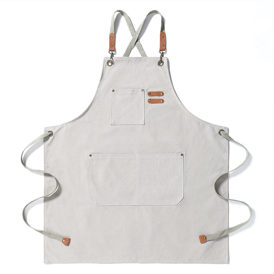 Tablier de pâtisserie à bretelles 