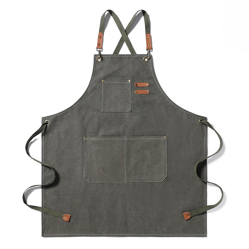 Tablier de pâtisserie à bretelles 