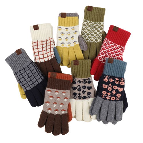 Youth Jacquard Mitten