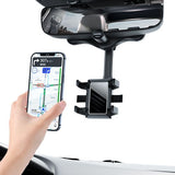Support de téléphone pour rétroviseur de voiture 